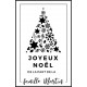 Tampon noel sapin personnalisé