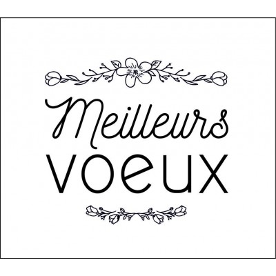 Tampon meilleurs voeux à personnaliser