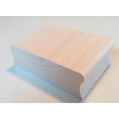 Tampon pour textile personnalisé bois