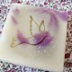 Tampon savon colombe mariage acrylique bois