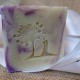 Tampon savon colombe mariage acrylique bois