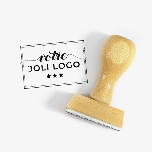 Votre tampon logo d'après votre visuel, photo Votre tampon logo d'après votre visuel, photo