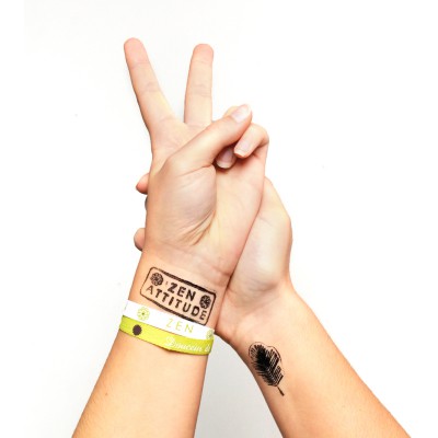 Encre Corporelle Tatouage Éphémère | Tamporelle tampons personnalisés