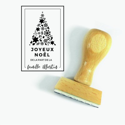 Tampon Mon Joli Sapin Personnalisé | Tamporelle tampons personnalisés