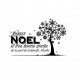 Tampon Noël Arbre De Flocons 5 Cm à Personnaliser  | Tamporelle