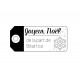 Tampon Noël Tag 5 Cm à Personnaliser | Tamporelle tampons français