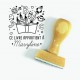 Tampon Marquage Livre Enfant 5 Cm à Personnaliser  | Tamporelle