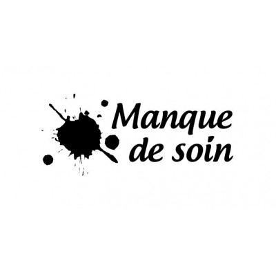 Tampon Manque De Soin 5 Cm à Personnaliser Tamporelle tampons français