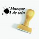 Tampon Manque De Soin 5 Cm à Personnaliser Tamporelle tampons français