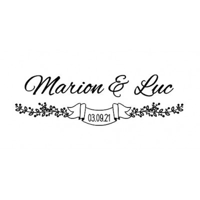 Tampon Mariage Des Oliviers 5 Cm | Tamporelle tampons français