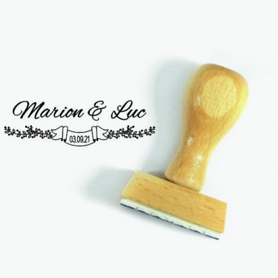 Tampon Mariage Des Oliviers 5 Cm | Tamporelle tampons français