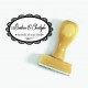 Tampon Dentelle à Personnaliser 7 Cm | Tamporelle tampons français