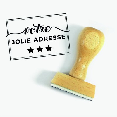 Tampon D'Après Votre Visuel Pour Adresse | Tamporelle