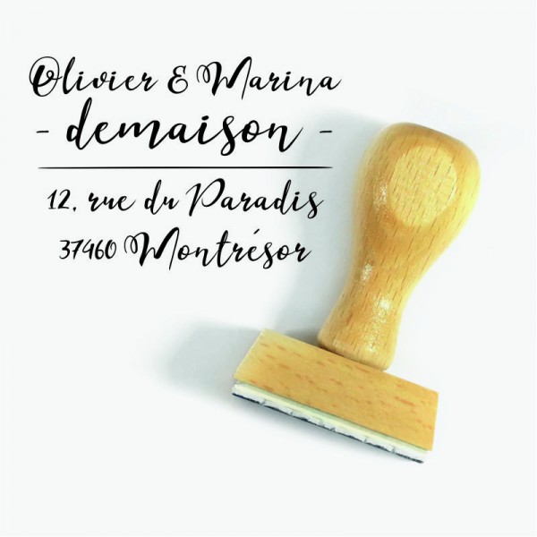 Tampon Adresse Moderne Personnalisé | Tamporelle tampons personnalisés Tampon Adresse Moderne Personnalisé | Tamporelle tampons personnalisés