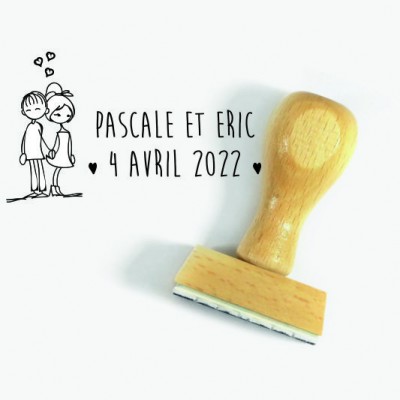 Tampon Par La Main à Personnaliser 5 Cm Tamporelle tampons français
