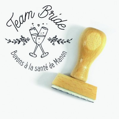Tampon EVJF à Ta Santé | Tamporelle tampons personnalisés français