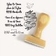 Tampon Baptême Colombe 5 Cm à Personnaliser  | Tamporelle