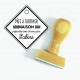 Tampon Étiquette Pâte à Tartiner à Personnaliser | Tamporelle