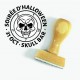 Tampon Skull 5 Cm à Personnaliser | Tamporelle tampons français