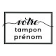 Tampon D'Après Visuel Pour Prénom | Tamporelle tampons personnalisés