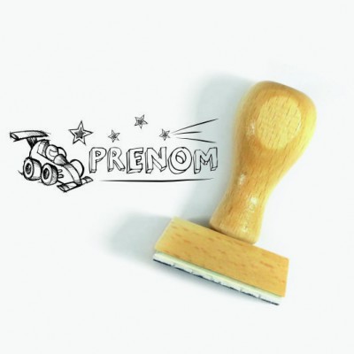 Tampon Voiture Prénom à Personnaliser 5 Cm | Tamporelle