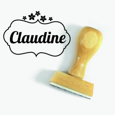 Tampon Nuée De Fleurs 5 Cm à Personnaliser | Tamporelle tampons français