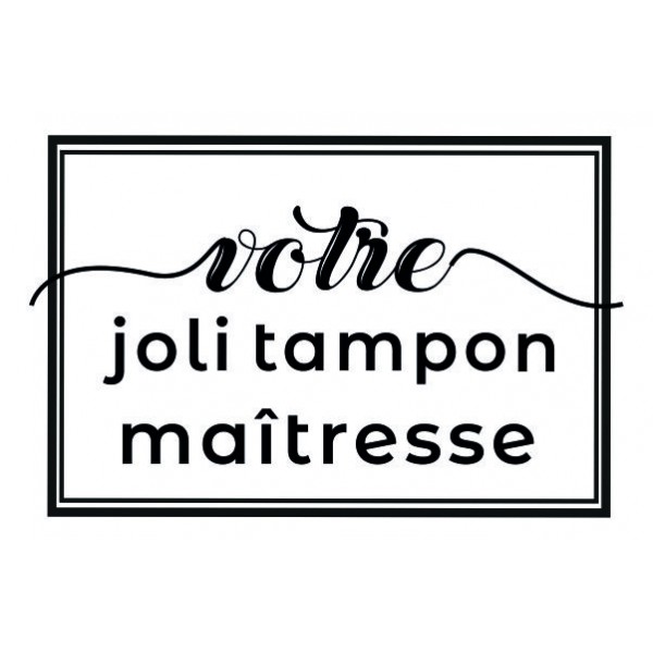 Tampon Maîtresse Tamporelle Tampons créatifs tampons personnalisés