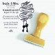 Tampon Invitation Crémaillère à Personnaliser 5 Cm | Tamporelle
