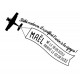 Tampon Naissance Avion 5 Cm à Personnaliser  | Tamporelle