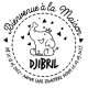 Tampon Adoption Éléphant 5 Cm à Personnaliser  | Tamporelle
