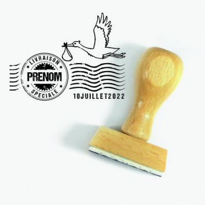 Tampon Livraison Express 5 Cm à Personnaliser  | Tamporelle