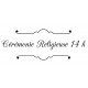 Tampon Cérémonie Religieuse Parenthèses à Personnaliser | Tamporelle