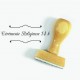 Tampon Cérémonie Religieuse Parenthèses à Personnaliser | Tamporelle