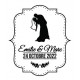 Tampon Mariage Silhouette 5 Cm à Personnaliser  | Tamporelle