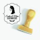 Tampon Mariage Silhouette 5 Cm à Personnaliser  | Tamporelle