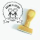 Tampon Mariage Boys 5 Cm | Tamporelle tampons français