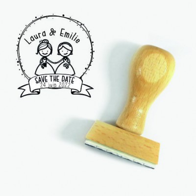 Tampon Mariage Girls 5 Cm |Tamporelle tampons français