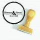Tampon Mariage Plateau 5 Cm | Tamporelle tampons français