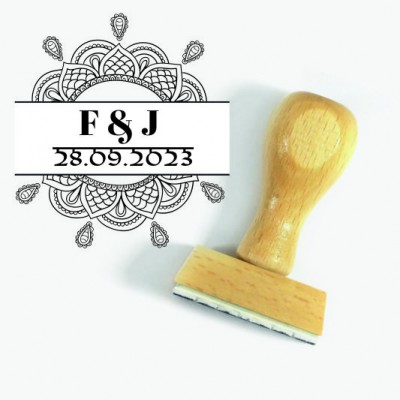 Tampon Mariage Hindou 5 Cm | Tamporelle tampons français